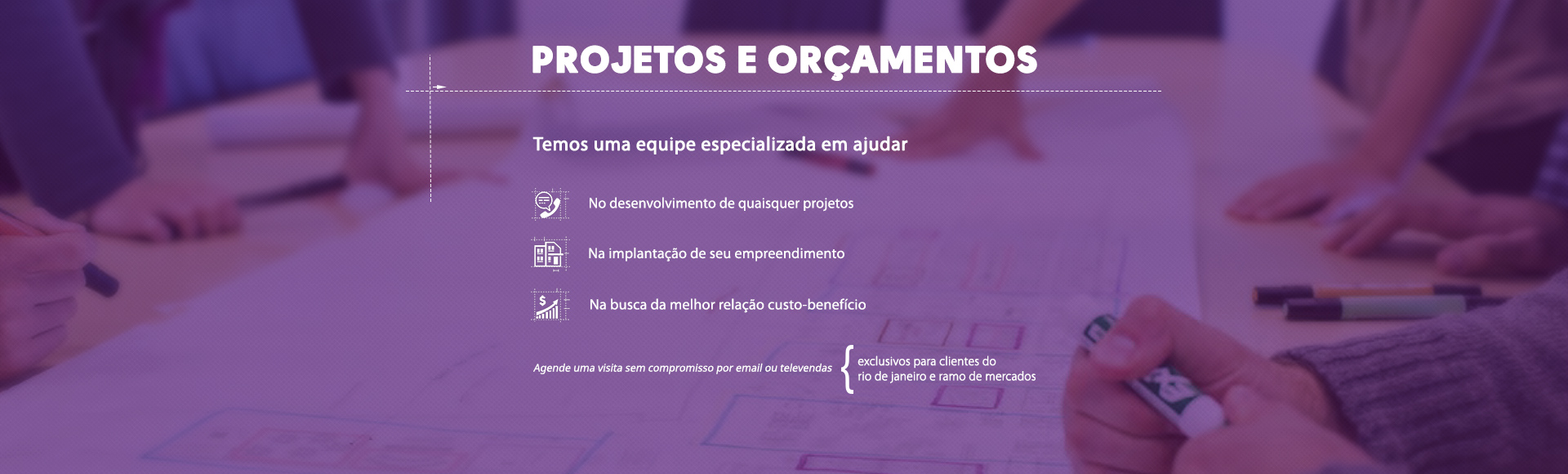 projetos e orçamentos