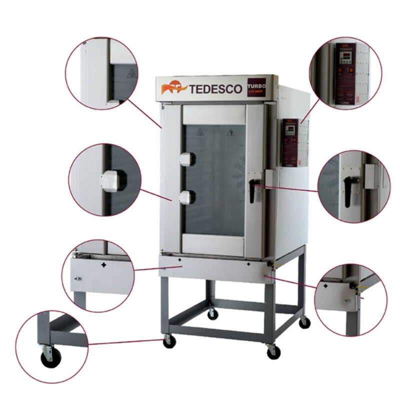 Forno Turbo Elétrico 10 assadeiras Tedesco FTT-300E