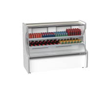 Balcão Refrigerado Pop Luxo Vidro Reto 02 Placas Frias 1,25 metro Polo Frio - 3004