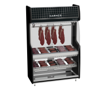 Vitrine Expositora Vertical para Carnes 2,00 metros Polo Frio - 1108