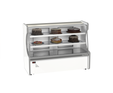 Balcão Refrigerado Para Tortas e Bolos Pop Luxo Vidro Reto 1,00 metro Polo Frio - 5001