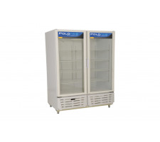 Refrigerador Vertical 02 Portas 830L Porta Vidro Polofrio 2412