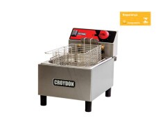 Fritador Elétrico 01 Cuba 4,5 Litros Inox Croydon FC1B
