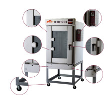 Forno Turbo Elétrico 10 assadeiras Tedesco FTT-300E