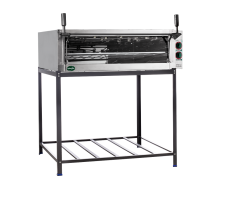 Forno Guilhotina elétrico 1 câmara Frente e Lateral Inox 90x90 METAL INOX - PE10S