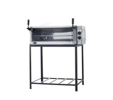 Forno Guilhotina elétrico 1 câmara Frente e Lateral Inox 80X60 METAL INOX - PE3S