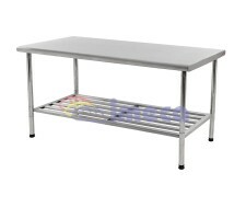 Mesa com grade multiuso inox 1,90 x 0,60 Desmontada IMECA - 6073