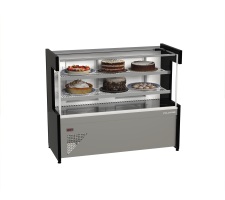 Balcão Refrigerado Para Tortas e Bolos Premium Vidro Reto 1,00 metro Polo Frio - 5101
