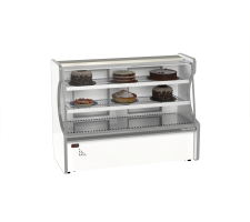 Balcão Refrigerado Para Tortas e Bolos Pop Luxo Vidro Reto 1,25 metro Polo Frio - 5004