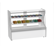 Balcão Seco Pop Luxo Vidro Reto 1,25 metro Polo Frio - 6004