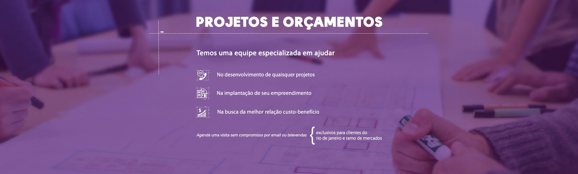 projetos e orçamentos