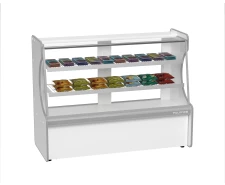 Balcão Seco Pop Luxo Vidro Reto 1,25 metro Polo Frio - 6004