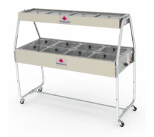 Self service 8 cubas Termicas + 4 cubas frias PROGAS - PRB-08 e PRBF-40