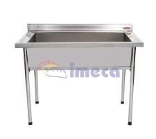 Tanque inox 1,20x0,66x0,90 com 1 cuba de 1,00x0,50 IMECA - 6573