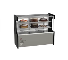 Balcão Refrigerado Para Tortas e Bolos Premium Vidro Reto 1,00 metro Polo Frio - 5101